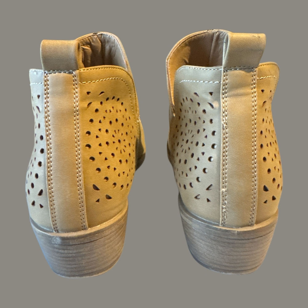 Vepose Tan Memory Foam Ankle Boots ♡* - Picture 5 of 8